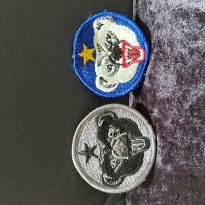 WWII United States Army Alaska Defence Command Patches Set of 2